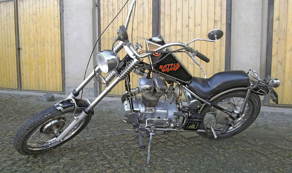 AWO 425 Chopper Oldtimerwelt Dresden Robert Pfandke