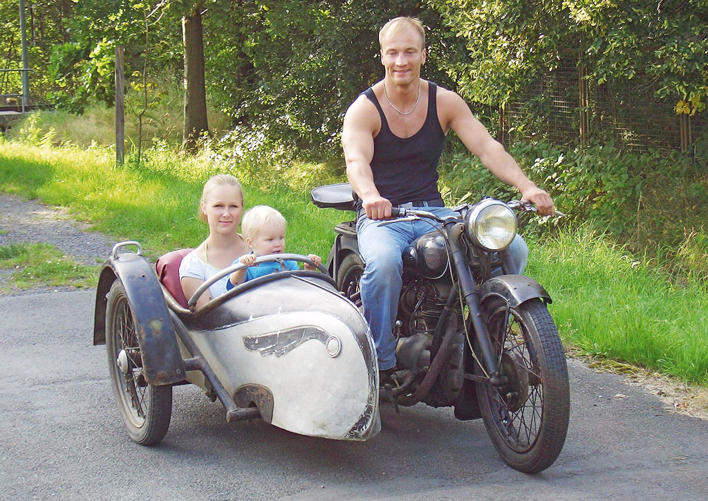 AWO 425 Gespann Foto Kuehn