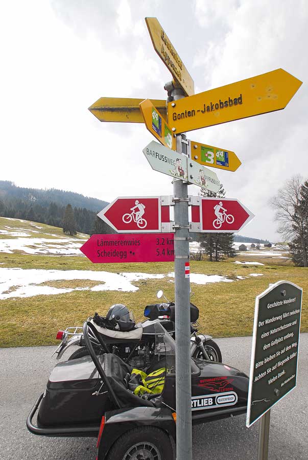 Gespann-Wintertour im Allgäu