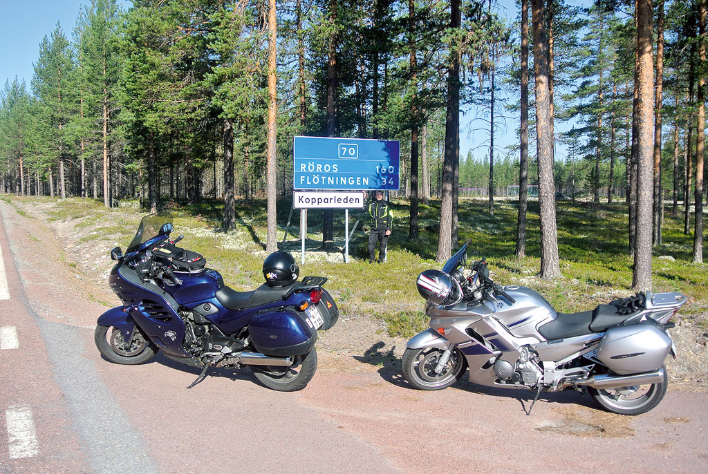 Motorradtour Kopparleden