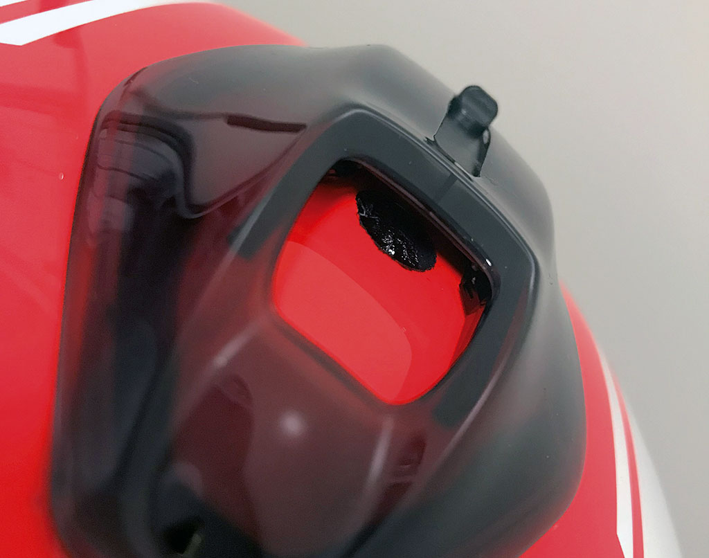 Arai Chaser X Kopfbelüftung