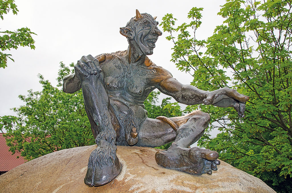 Teufel am Hexentanzplatz - Foto Frank Sachau Teufel am Hexentanzplatz - Foto Frank Sachau