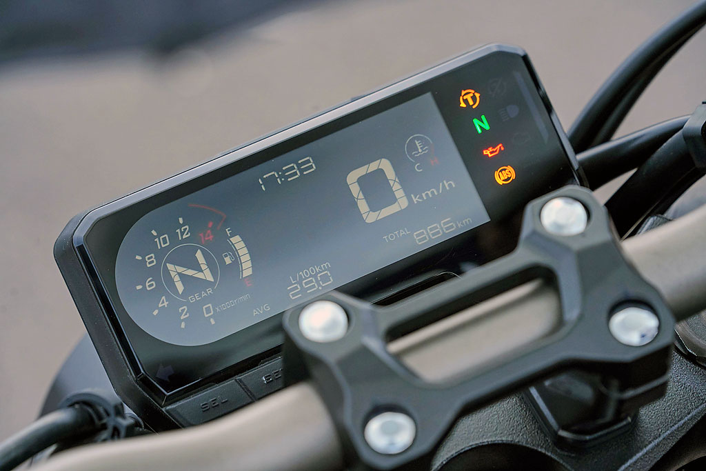Cockpit - Honda CB650R, Modell 2019