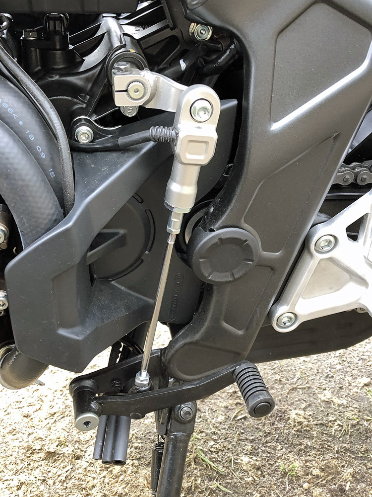 Optionaler Quickshifter - Honda CB650R, Modell 2019