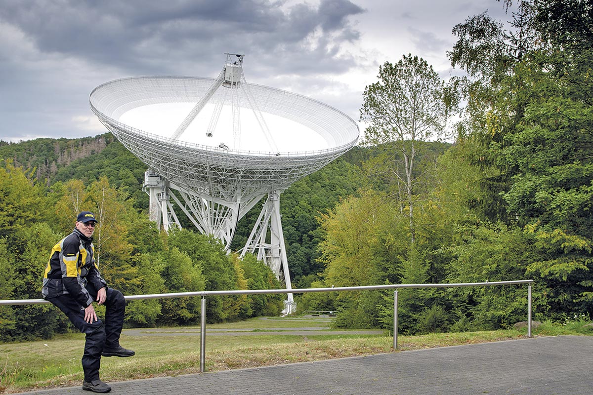 Motorradtour Eifel - Radioteleskop Effelsberg Motorradtour Eifel - Radioteleskop Effelsberg