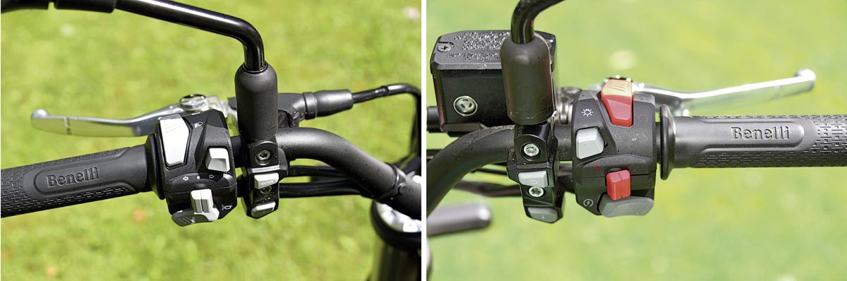 Benelli Leoncino 800 - Übersichtliche Armaturen