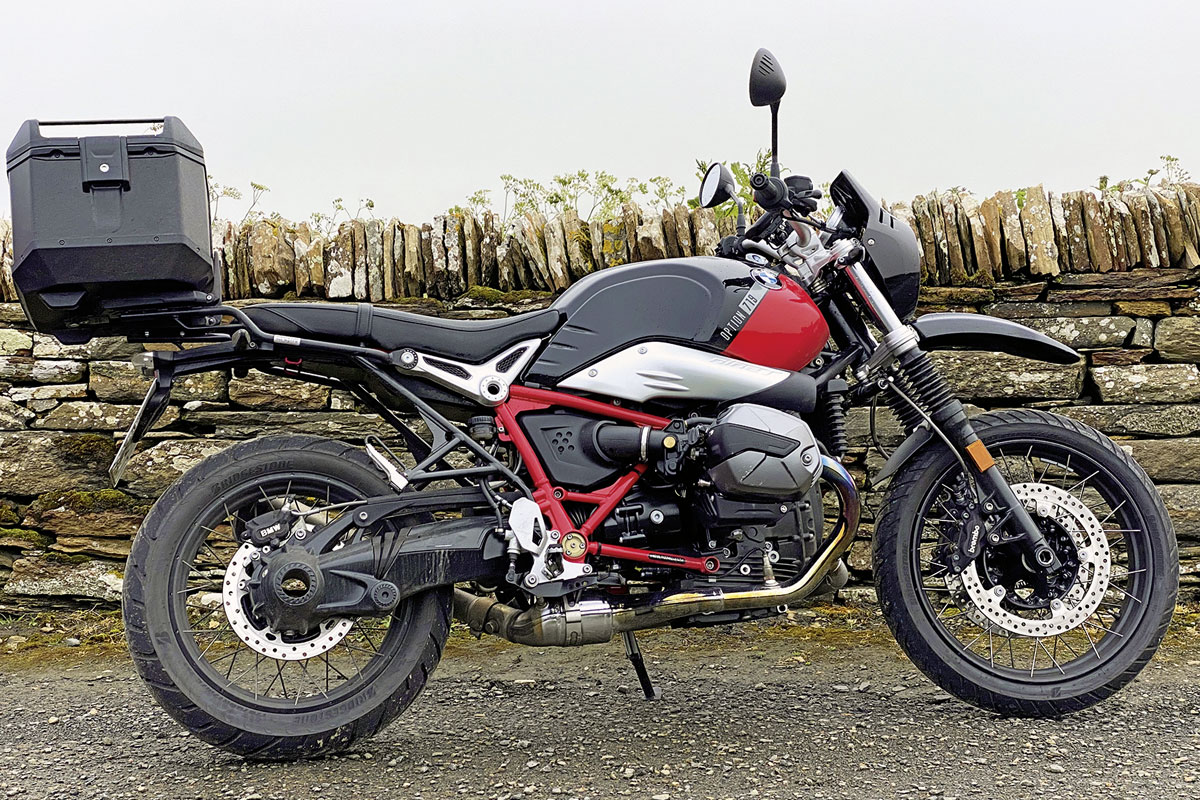 Nicht schön aber praktisch, das Topcase. Nicht schön aber praktisch, das Topcase.