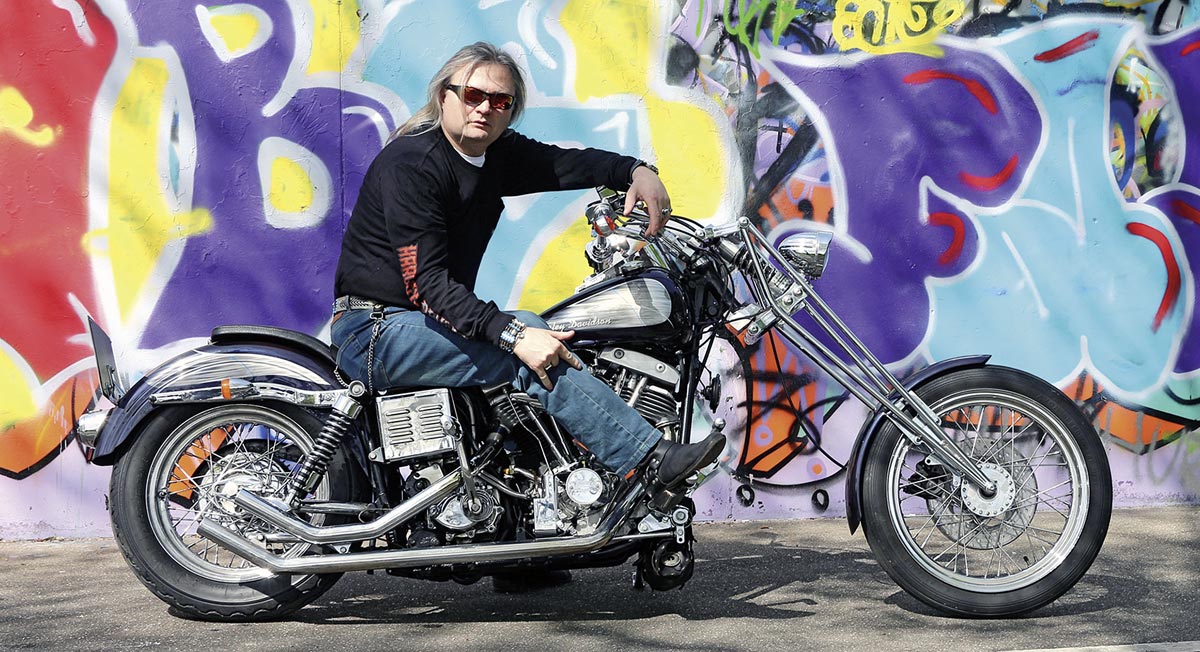 31 Jahre schweißen zusammen - Mezzo und seine Harley-Davidson FX