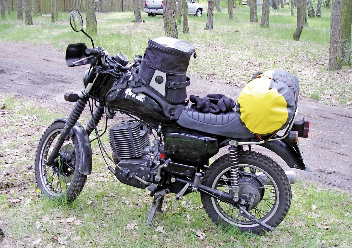 Reisetauglich ist die MZ ETZ 251 auch Reisetauglich ist die MZ ETZ 251 auch