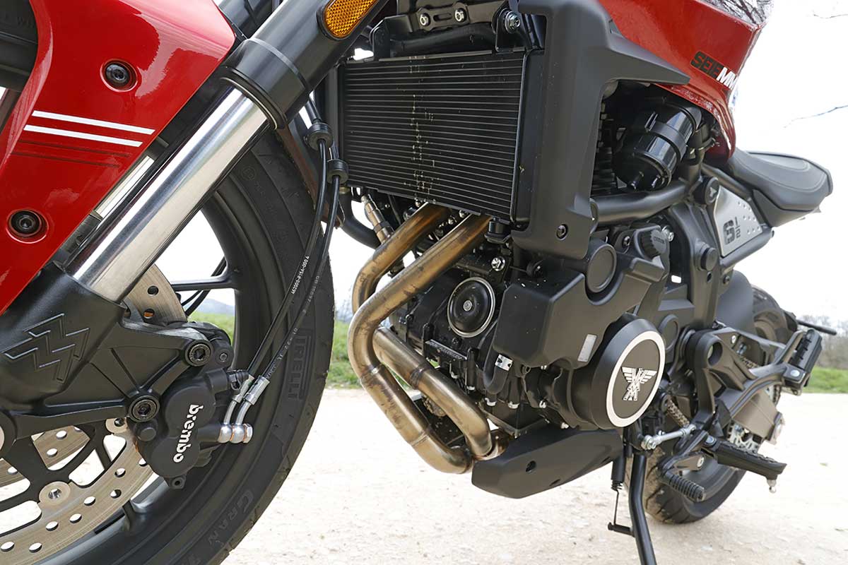 Das Schutzblech fällt etwas kurz aus