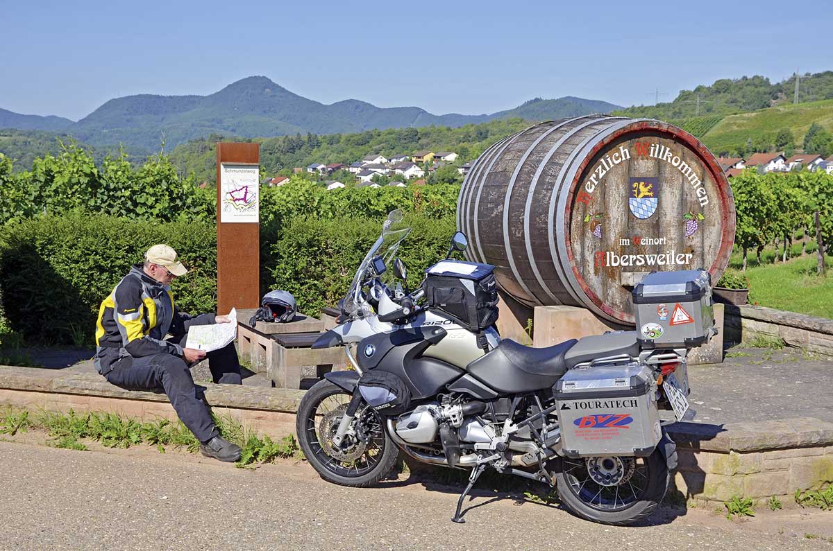 Pause bei Albersweiler