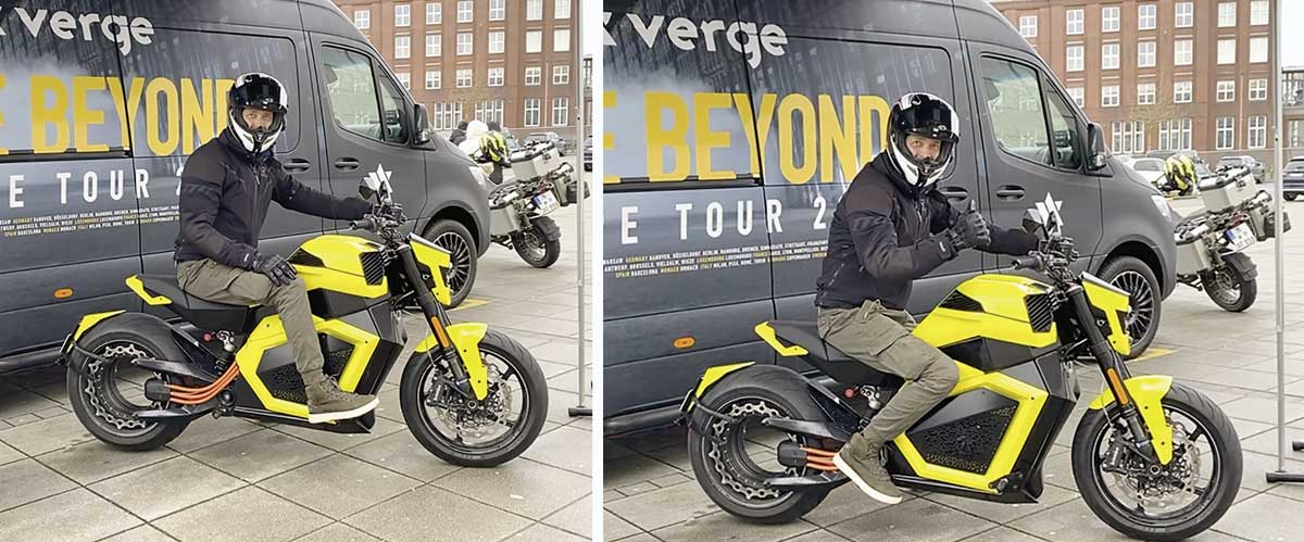 Zwei mögliche Sitzpositionen