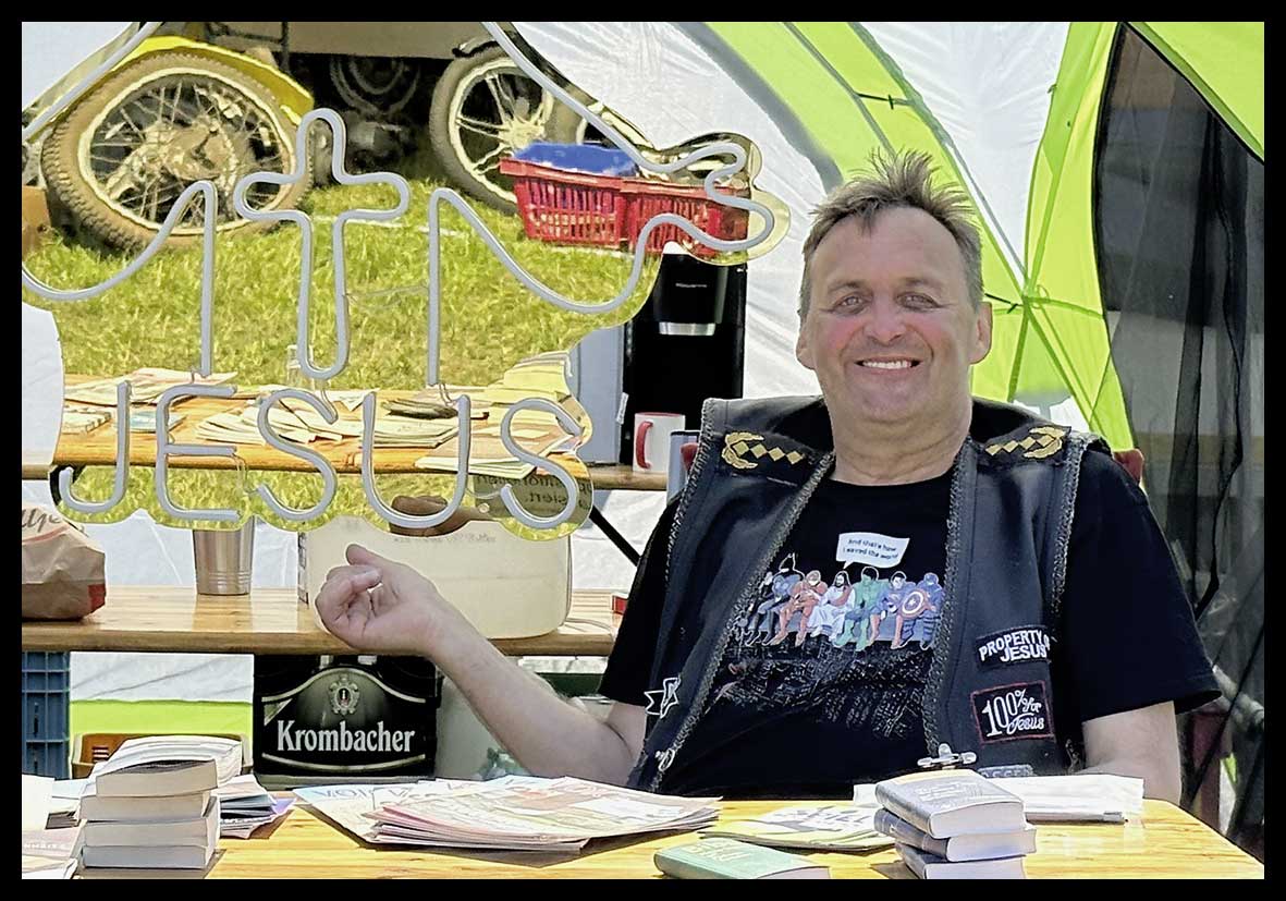 Michael, 2023 auf dem Bockhorner Oldtimermarkt