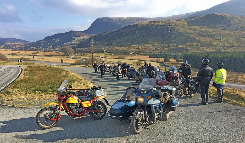 Ausfahrt bei der Dragonrally 2017