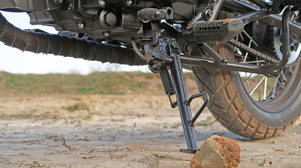 Ungeschützter Seitenständerschalter