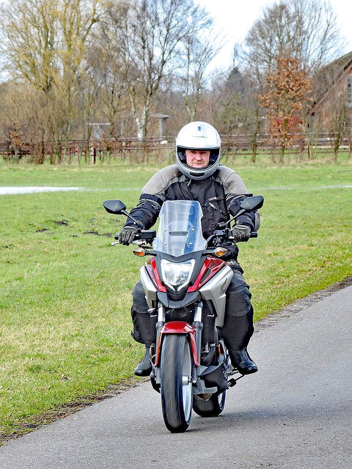 Moderne Front: Honda NC750X DCT Modell 2017