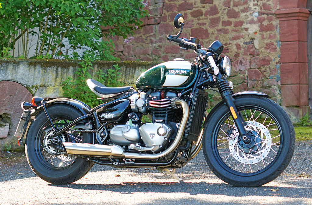 Triumph Bonneville Bobber rechte Seite