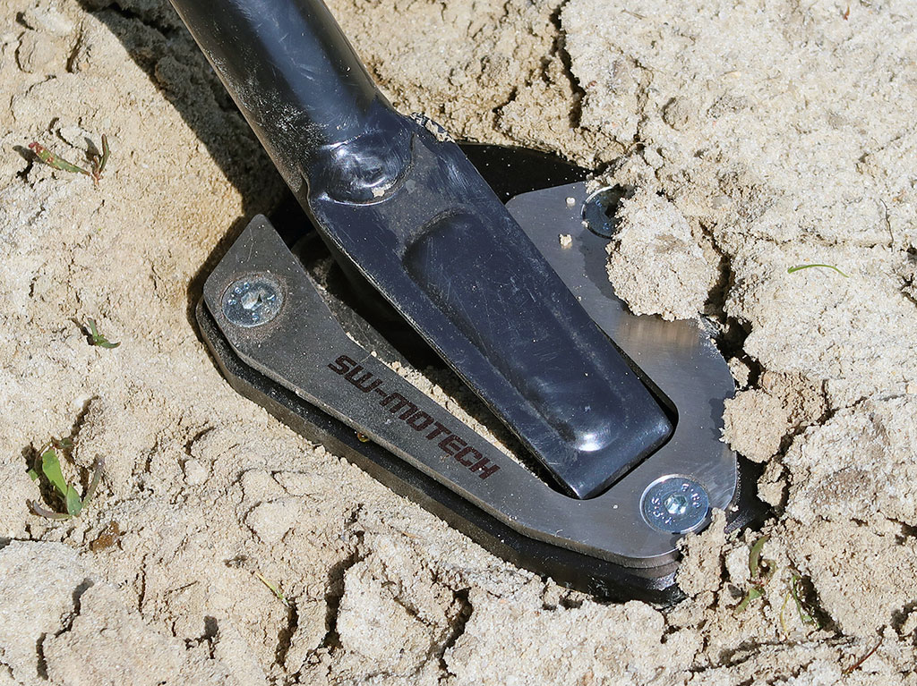 Ständerverbreiterung im Sand