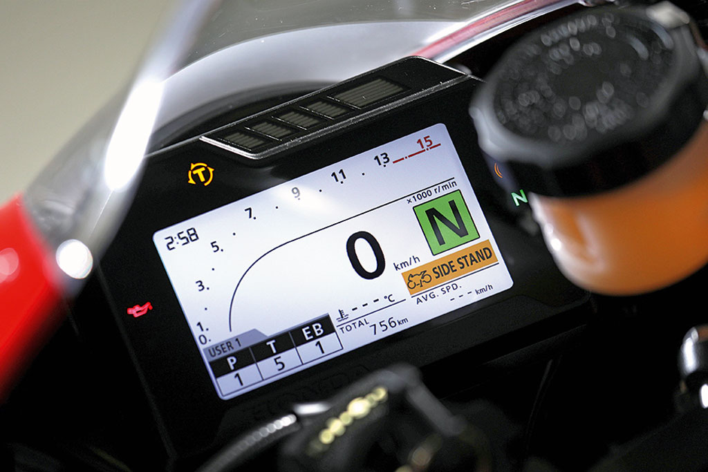 Cockpit - Honda CBR 1000 RR Fireblade, Modell 2017