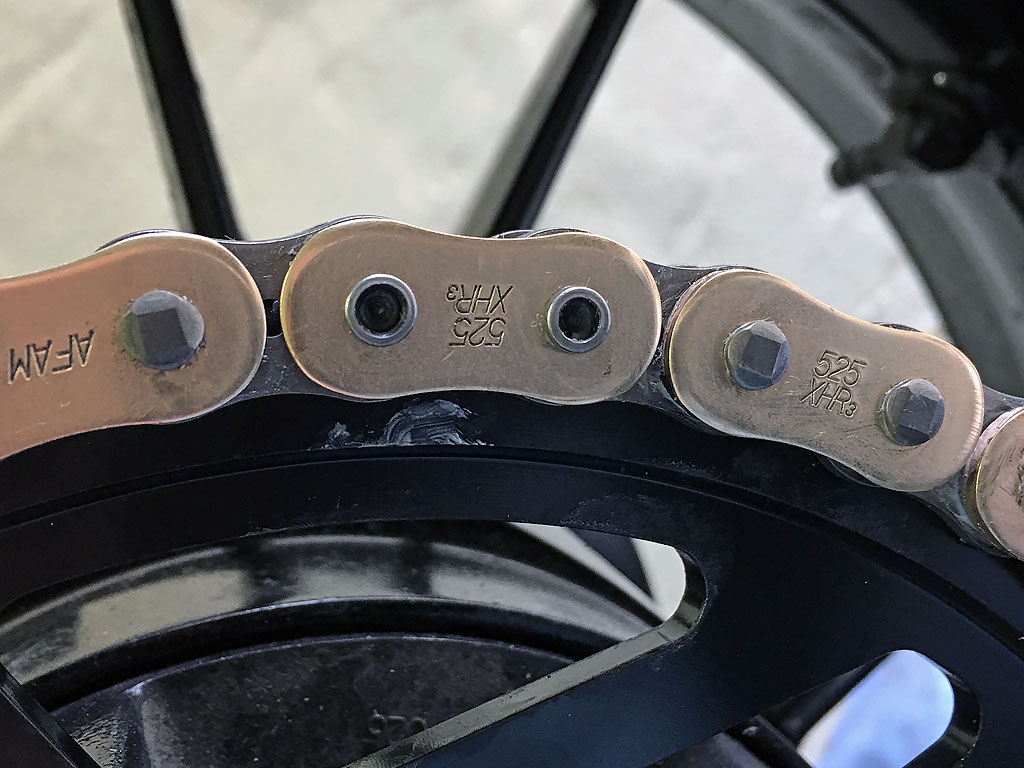 Sauber vernietete Kette dank DC-Afam DRCP3 Kettennietwerkzeug