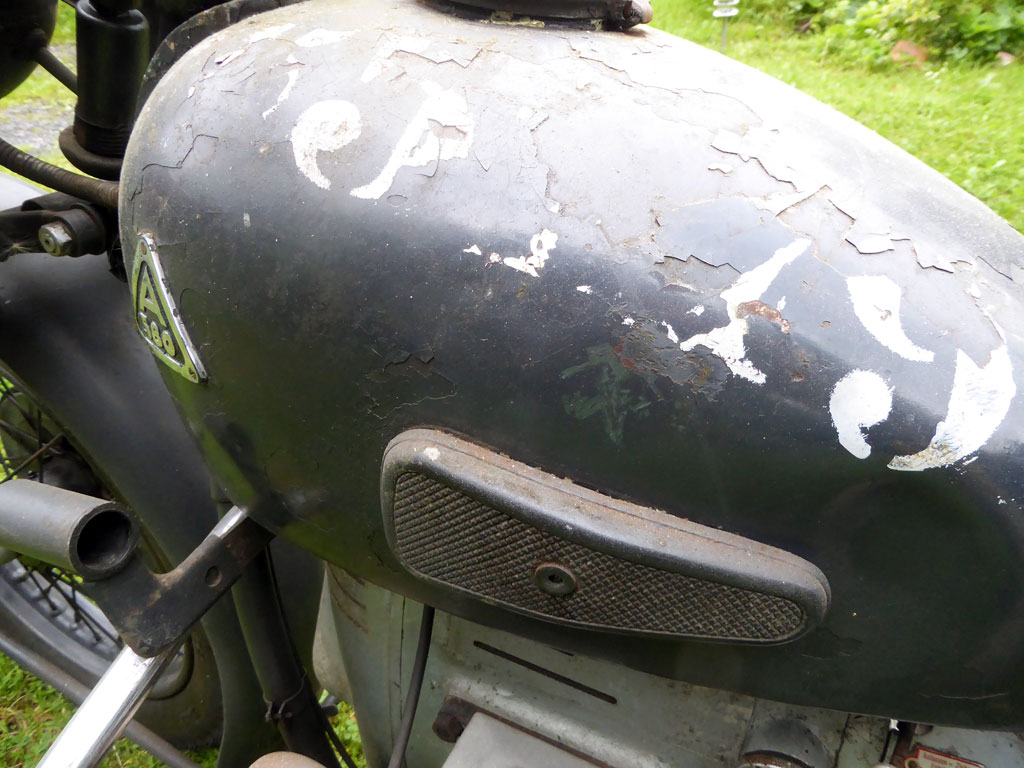 Originale Lackierung - Condor A580 Bj. 1949