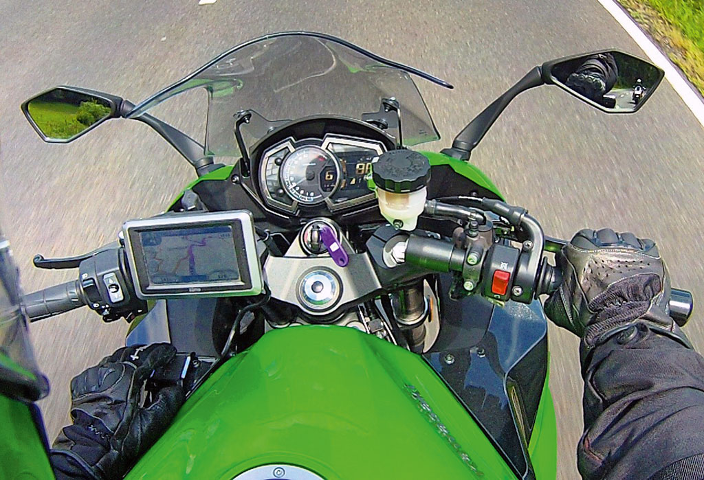 Cockpit - Kawasaki Z 1000 SX Modell 2017