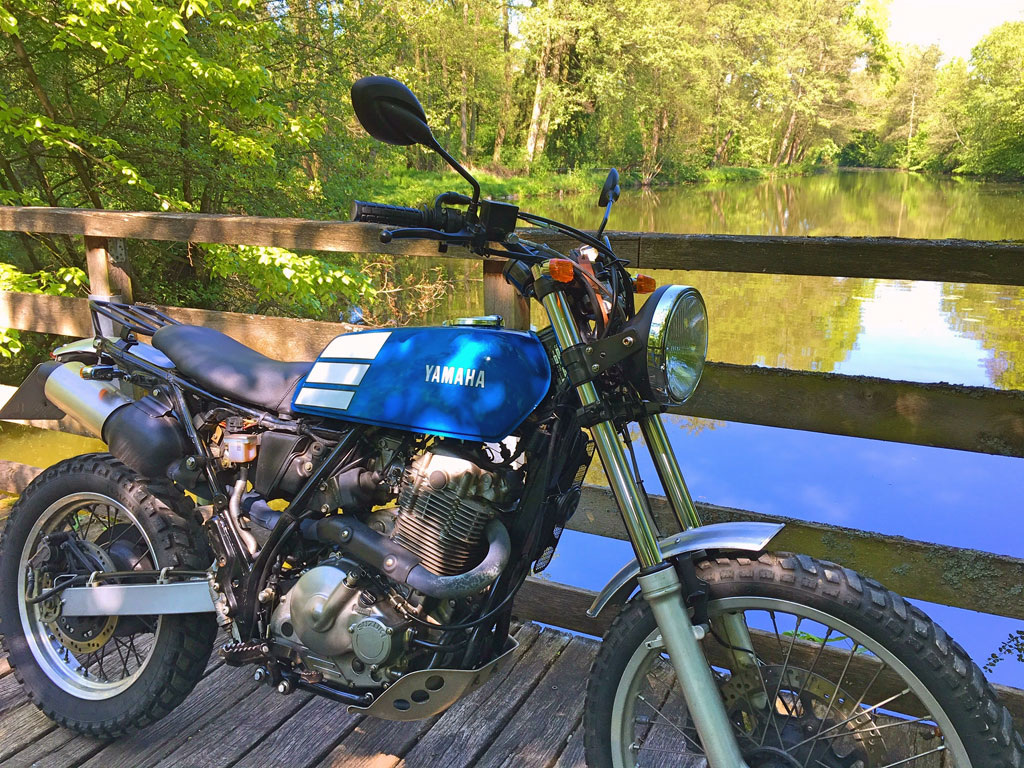 Umbau Suzuki DR 650 RSE zum Scrambler