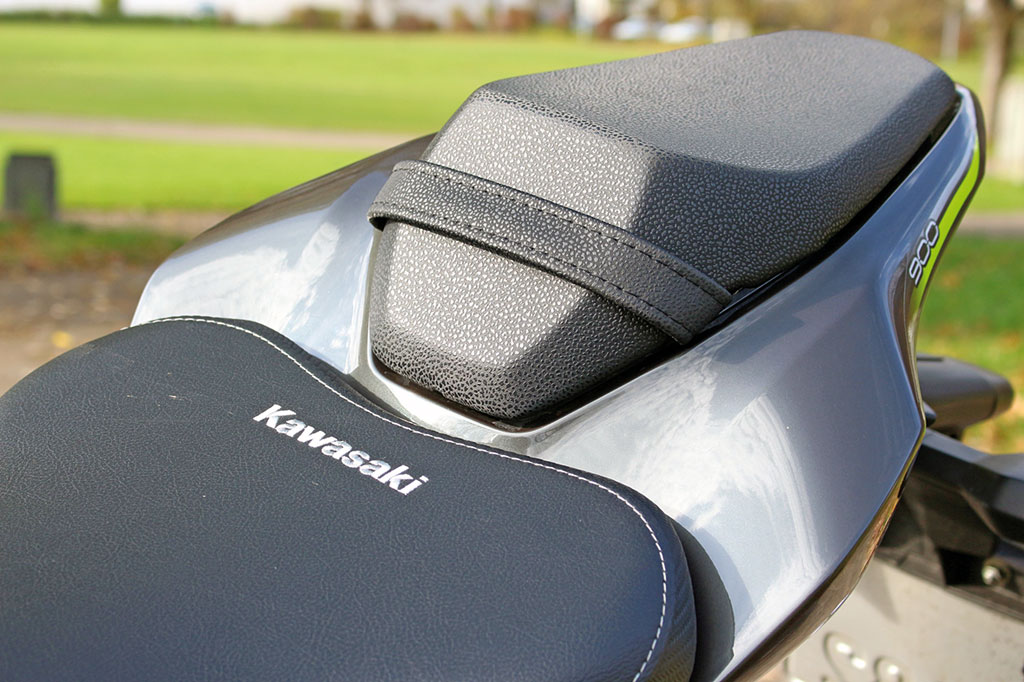 Soziusplatz Kawasaki Z900, Modell 2017