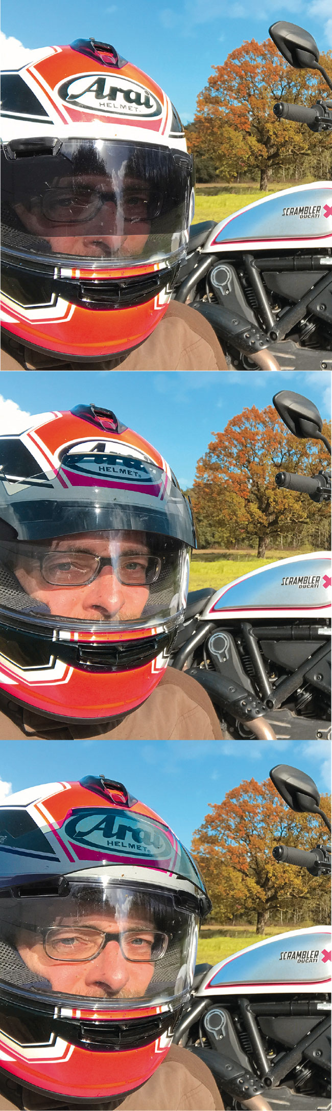 Arai Chaser X mit VAS-V Pro Shade System