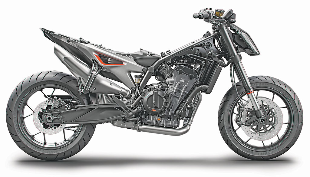 Gestrippt: KTM 790 Duke "The Scalpel", Modell 2018