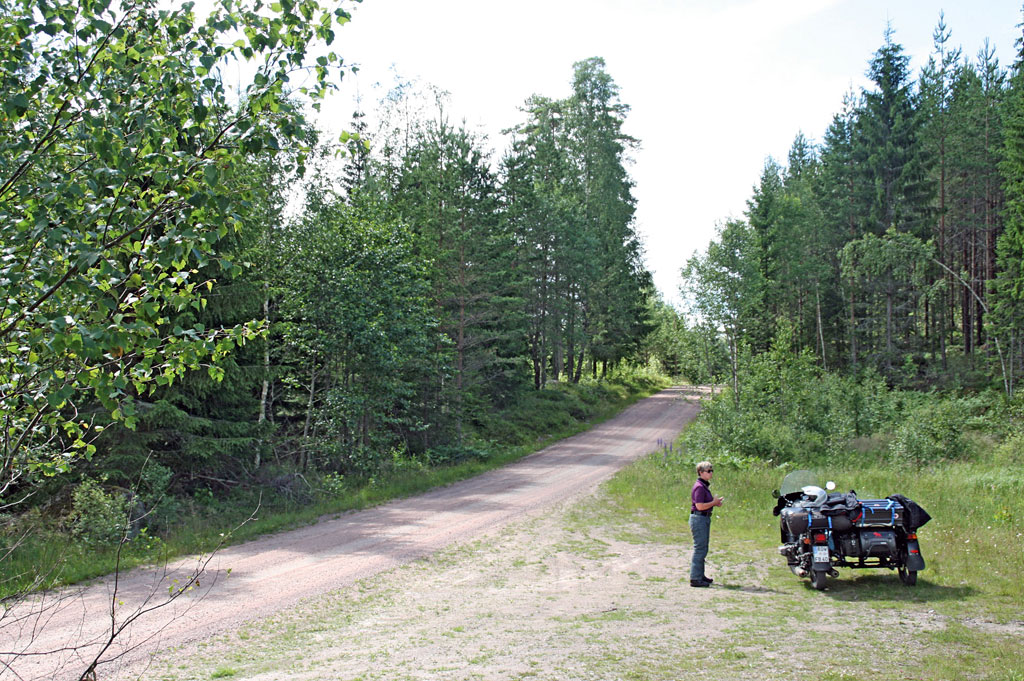 Schweden mit Ural Gespann