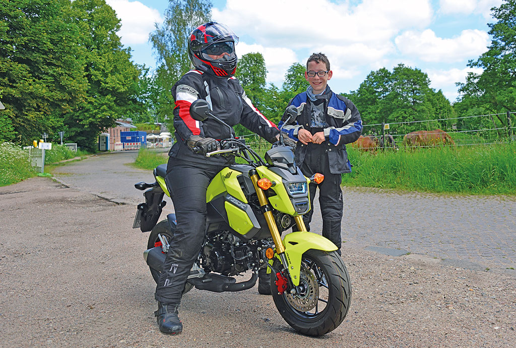Fahrspaß für die ganze Familie - Honda MSX 125, Modell 2017