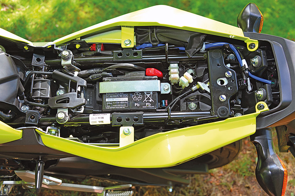 Kein Stauraum - Honda MSX 125, Modell 2017