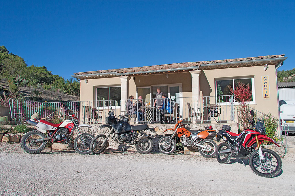 Unterkunft - Endurowandern in Südfrankreich