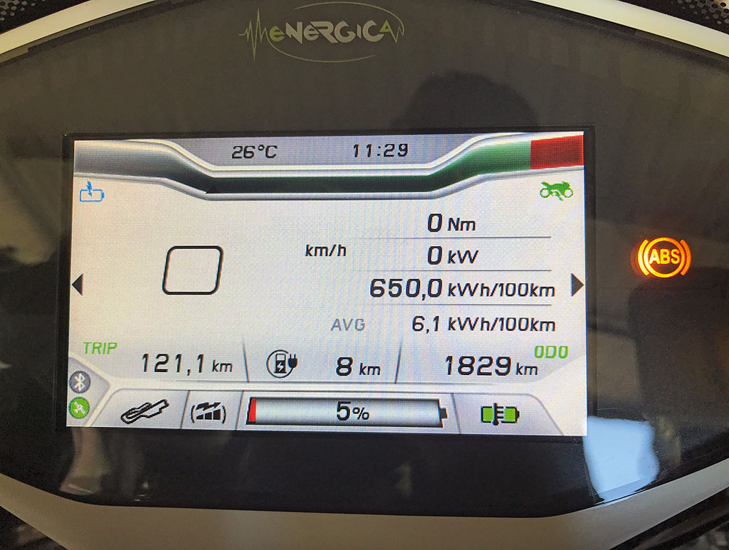 Energica Ego - Hausstrecke ohne zu tanken