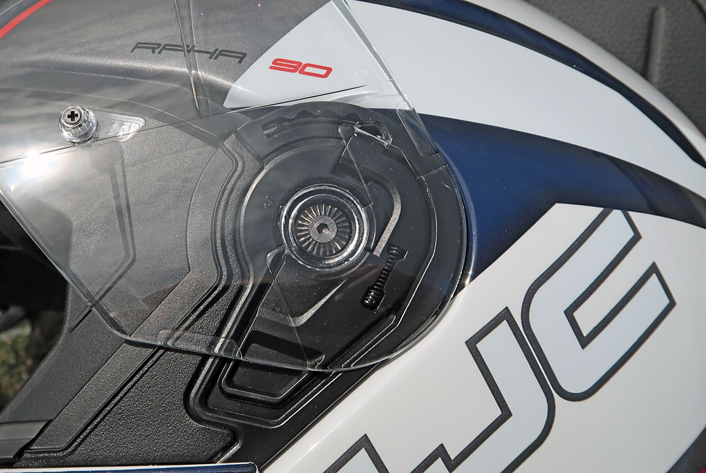 HJC RPHA 90 Visierentriegelung