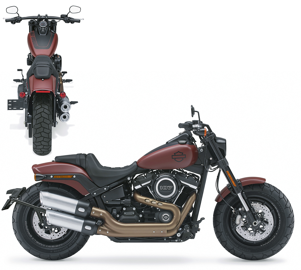 Kennzeichenträger-Variationen für Harley-Davidson Fat Bob, Modell 2018