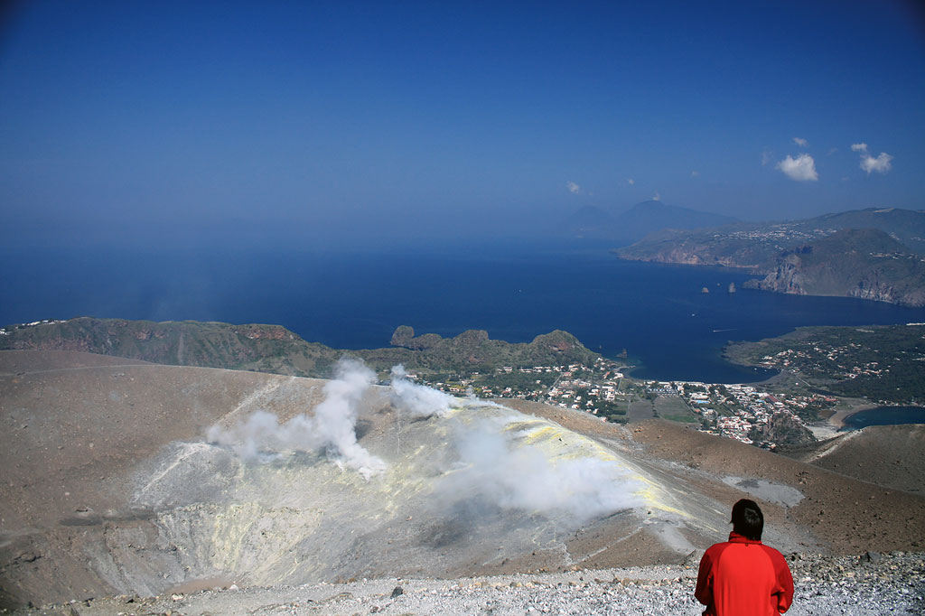 Tolle Aussicht am Kraterrand © Tina & Kai Sypniewski