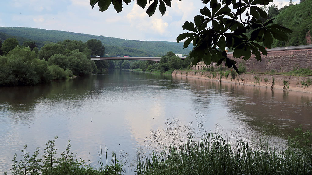 Der Beginn der Weser - Zusammenfluss von Fulda und Werra