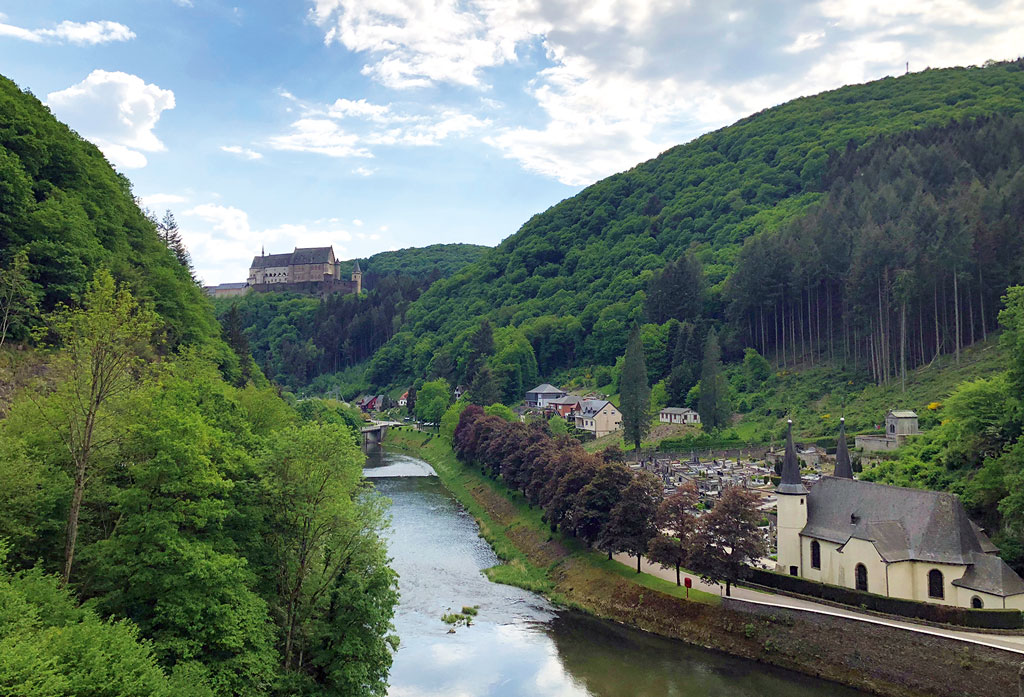 Luxemburg-Motorradtour, Schloss Vianden