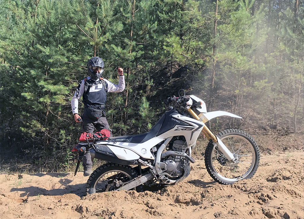 Endurowandern in MVP - der Sand fordert Opfer...