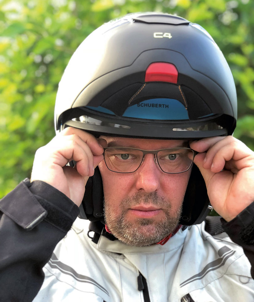 Schuberth C4 für Brillenträger