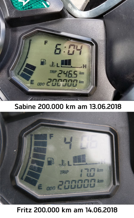 Yamaha FJR 1300 mit 200.000 km