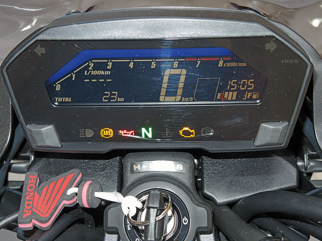 Cockpit Honda NC 750 S DCT, Modell 2017