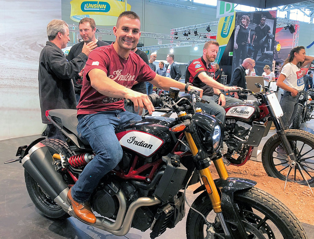 Indian FTR 1200 mit Jared Mees - INTERMOT 2018