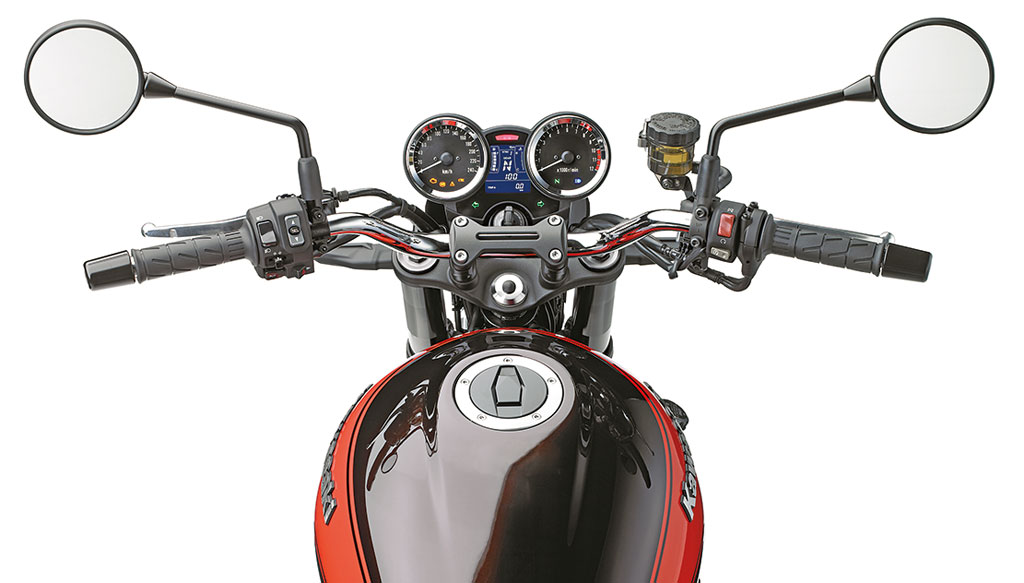 Kawasaki Z 900 RS, Modell 2018, Cockpit