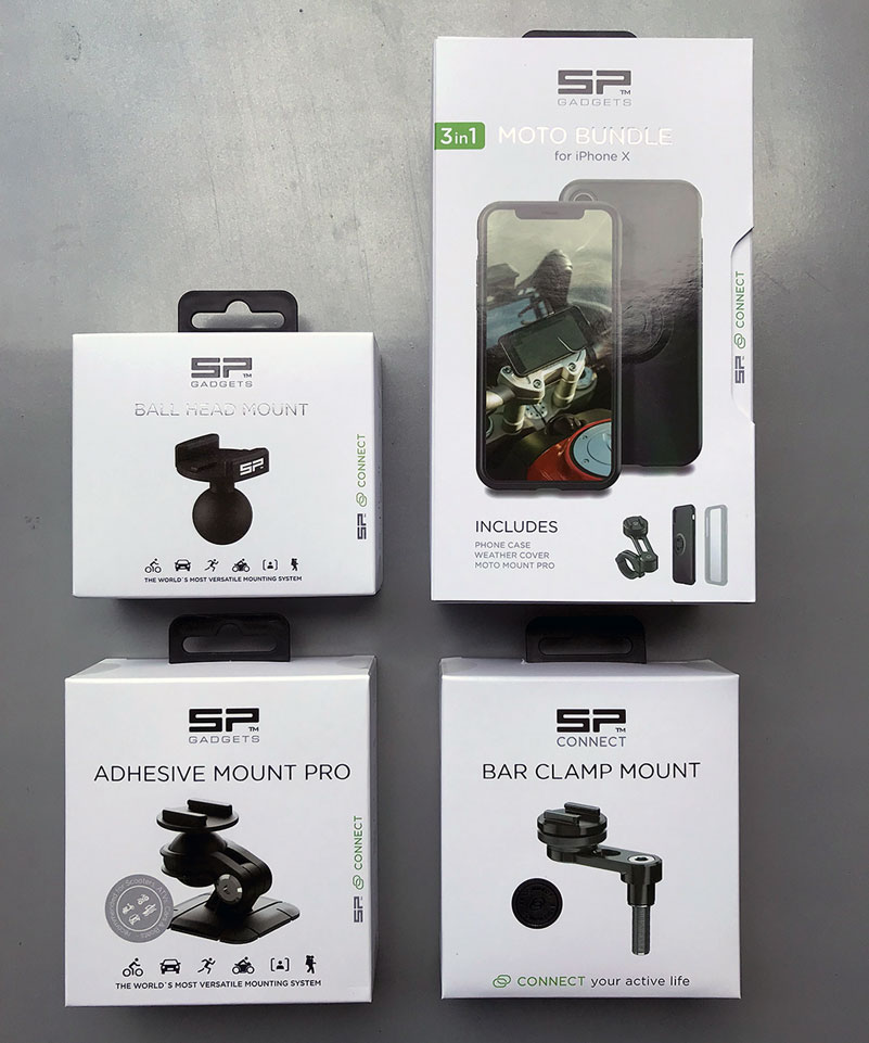 SP Gadget, SP Connect Moto Bundle + Halterungen