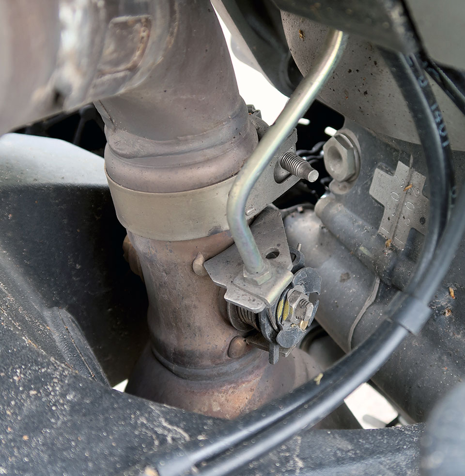 Auspuffklappe Ducati Scrambler 1100 Sport, Modell 2018