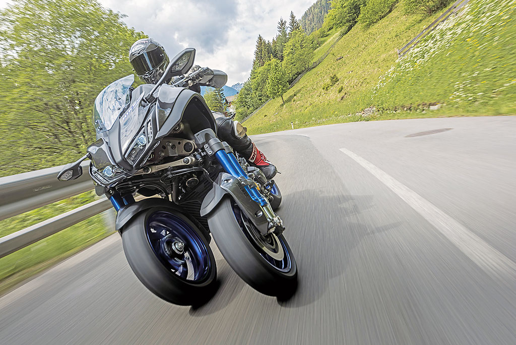 Frontansicht Yamaha Niken, Modell 2018