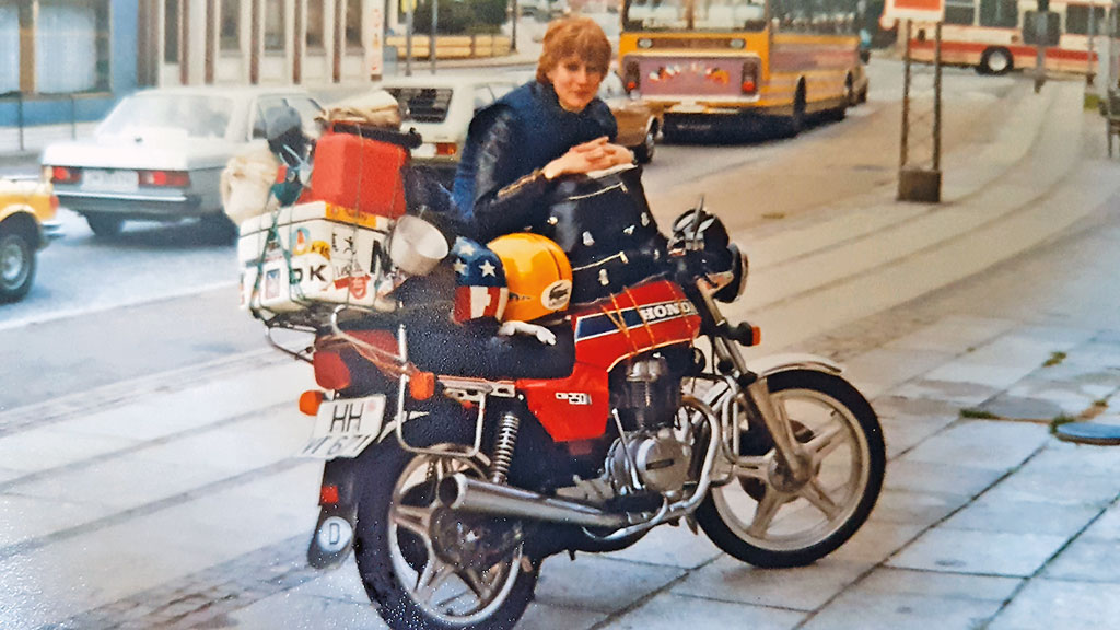 In den 1980er Jahren - Honda CB 250 N